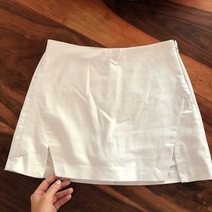 White Zara Envelope Skort